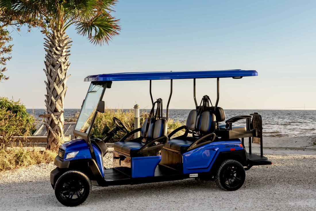 6 seat golf cart rental in Anna Maria Florida